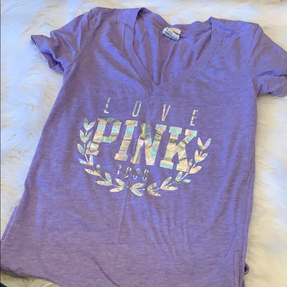 Victoria secret V neck T SHIRT